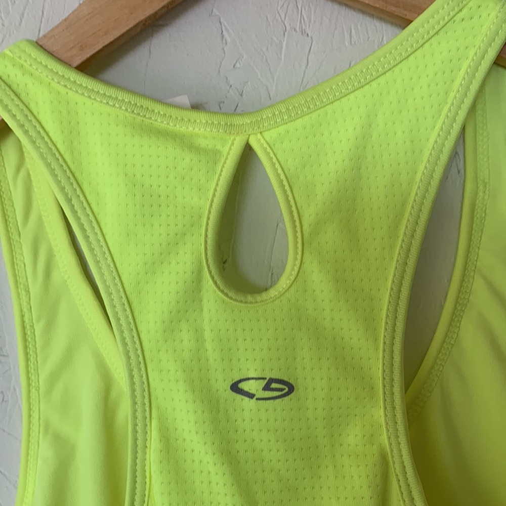 Like New! Neon Yellow Tank Top L - Picture 5 of 5